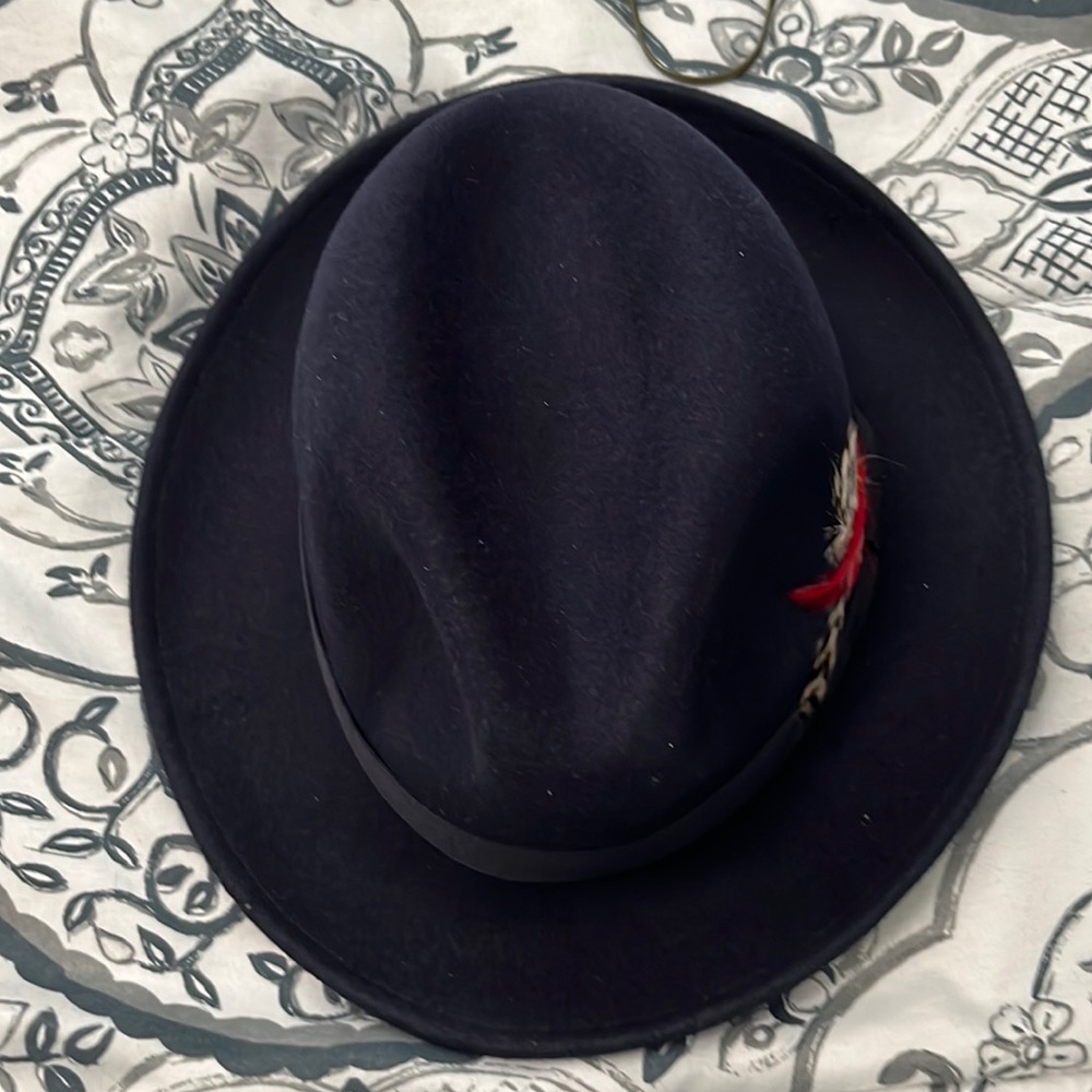 Navy blue hat
